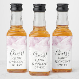 Hydrangea Flores Rosa Pálidas Casamento de Aquarel