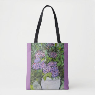 Hydrangea Flower Tote Bag