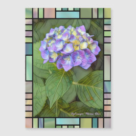Hydrangea "Marine Blue" [Cartão Magnet]