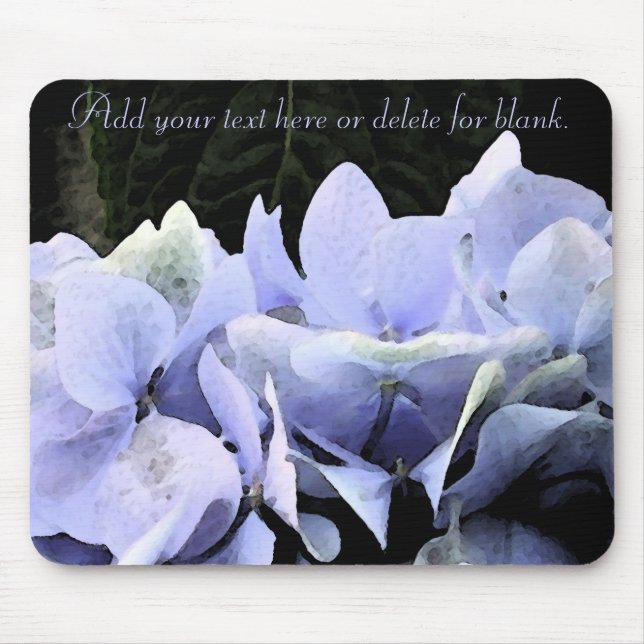 Hydrangea Mousepads da aguarela (Frente)