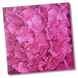 Hydrangea Pink Flower Pattern
