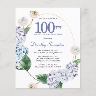 Hydrangea Rosa 100th Aniversário