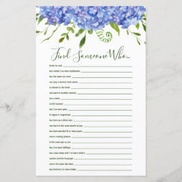 Hydrangeas Azuis Encontram Alguém Que Jogue O Chá