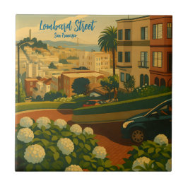 Hydrangeas San Francisco Lombard Street Coit Tower