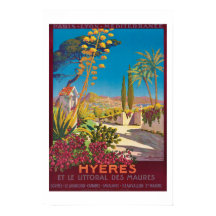 Hyères France Poster de viagens