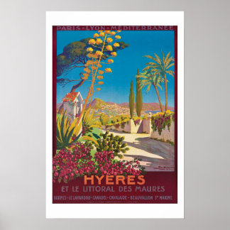 Hyères France Poster de viagens