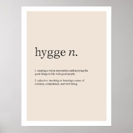Hygge Definition Art Impressão