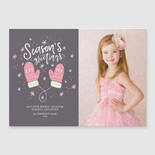 Hygge Mittens Natal - Cartão Magnético