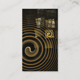 Hypnosis Abstrato Art Cartão de visita
