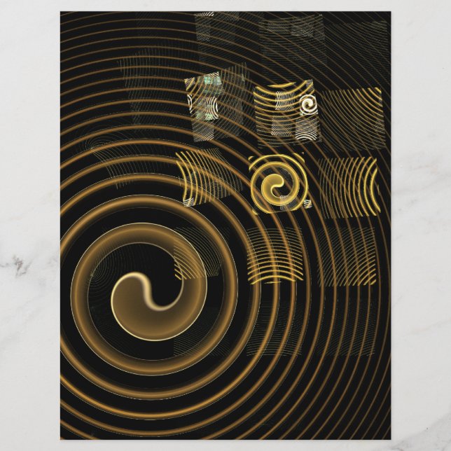 Hypnosis Abstrato Art Flyer (Frente)