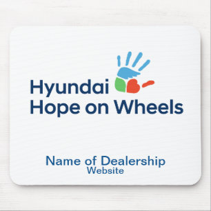 Hyundai Hope On Wheels Mousepad Personalizável