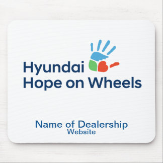 Hyundai Hope On Wheels Mousepad Personalizável