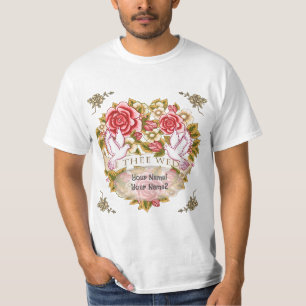 I A camiseta de casamento da Wed