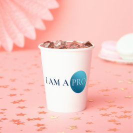 I AM A PRO | Bold Minimalist Blue Circle