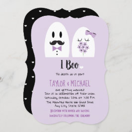 I Boo Halloween Convites de Casamento