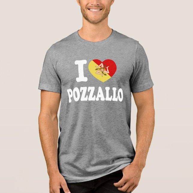 I ❤️ Camisa De Três Blendas Pozzallo (Frente)