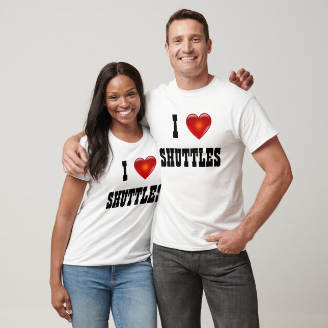 I Camisa Do Coração - Shuttles (Unissex)