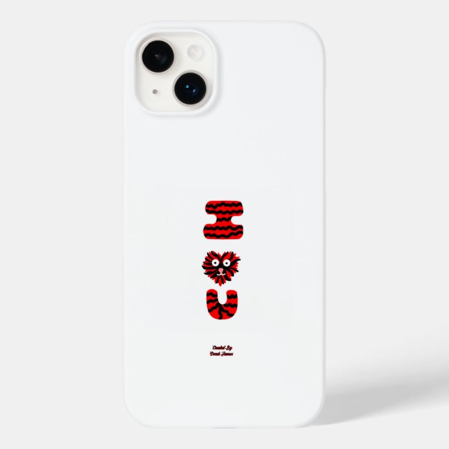 I Felpudo U Apple iPhone 14 Plus Case (Verso)