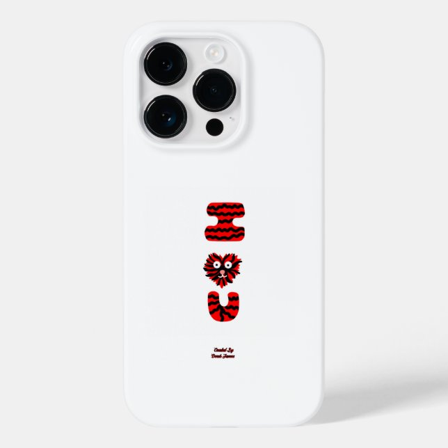 I Felpudo U Apple iPhone 14 Pro Case (Verso)