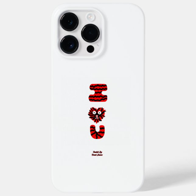 I Felpudo U Apple iPhone 14 Pro Max Case (Verso)