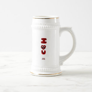 I Felpudo U Caneca de cerveja Mug