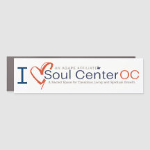 I Hearl Soul Center OC Bumper Sticker
