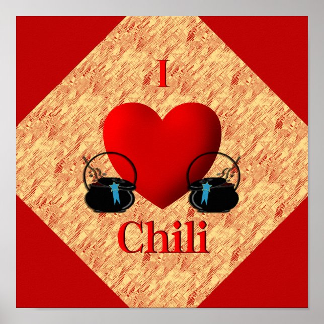 I Heart Chili Poster (Frente)