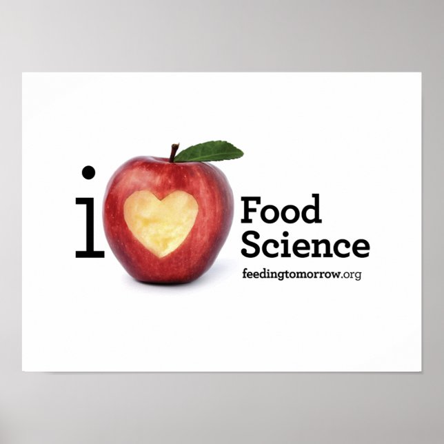 "I Heart Comida Science" Poster (Frente)