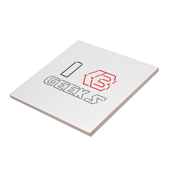 I Heart Geeks ASCII ART (Lateral)