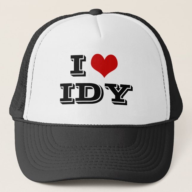I Heart IDY Baseball Boné (Frente)