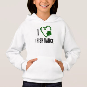 I Heart Irish Dance - Coração Verde com Shamrock