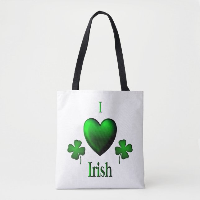 I Heart Irish Tote Bag (Frente)