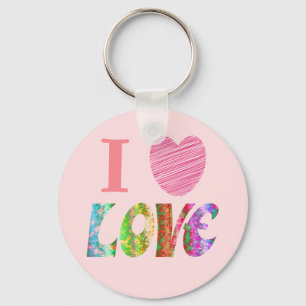 I Heart Love Chaveiro