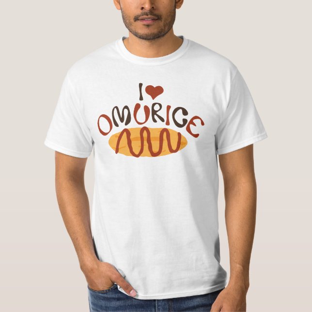 I Heart Omurice Graphic Camiseta (Frente)