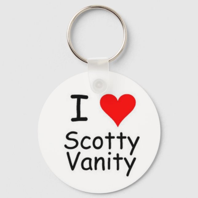 I Heart Scotty Vanity Chaveiro (Frente)