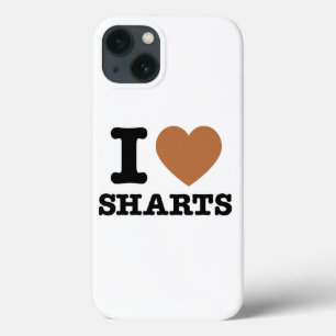 I Heart Sharts Funny Graphic