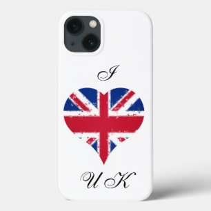 I Heart UK Grunge British Flag