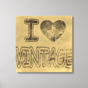 I Heart Vintage nº 2 Canvas