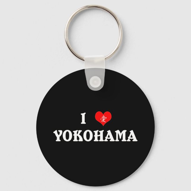 I Heart Yokohama Chaveiro (Frente)