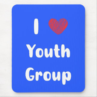 I Heart Youth Group Mousepad