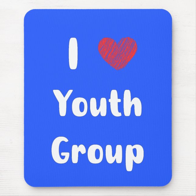 I Heart Youth Group Mousepad (Frente)