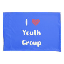 I Heart Youth Group Pillowcase