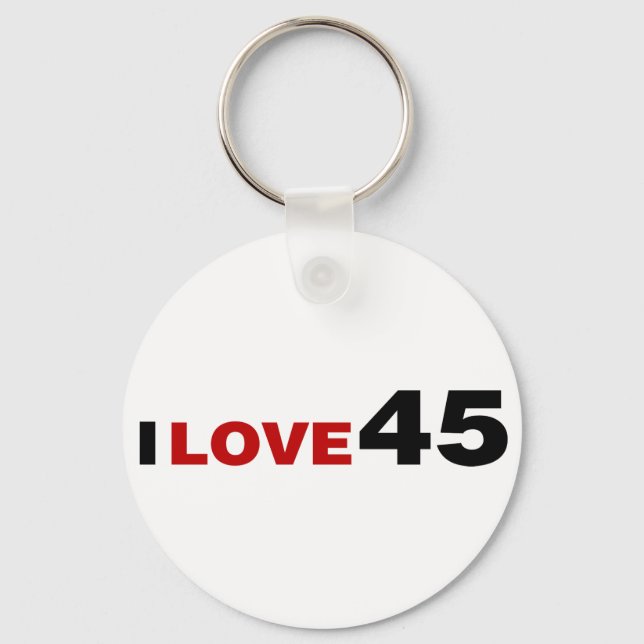 I Love 45 Chaveiro (Frente)