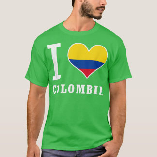 I Love Colombian , Yo Amo Colombia Camiseta 