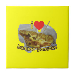 I Love (Heart) Banana Pancake ... Comida da Rua Ta