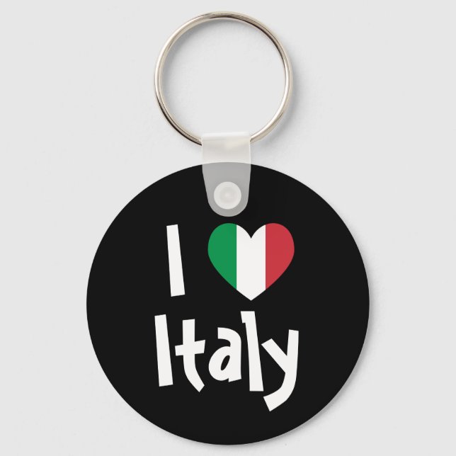 I Love Italy Chaveiro (Frente)
