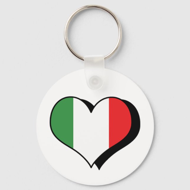 I Love Italy Chaveiro (Frente)