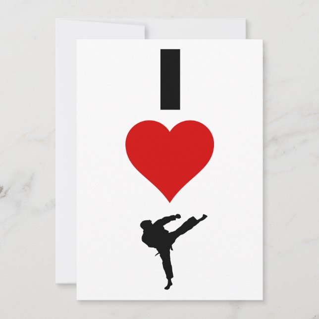 I Love Karate (Vertical) (Frente)