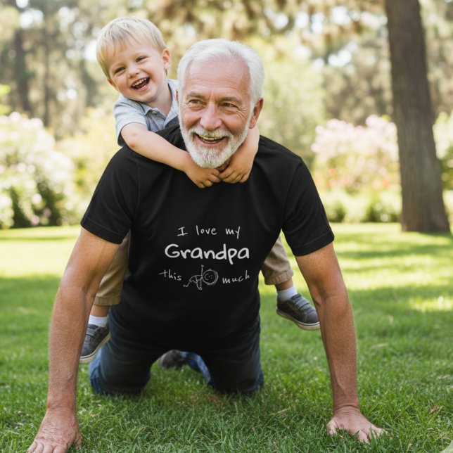 I love my grandpa typography named graphic  (Criador carregado)