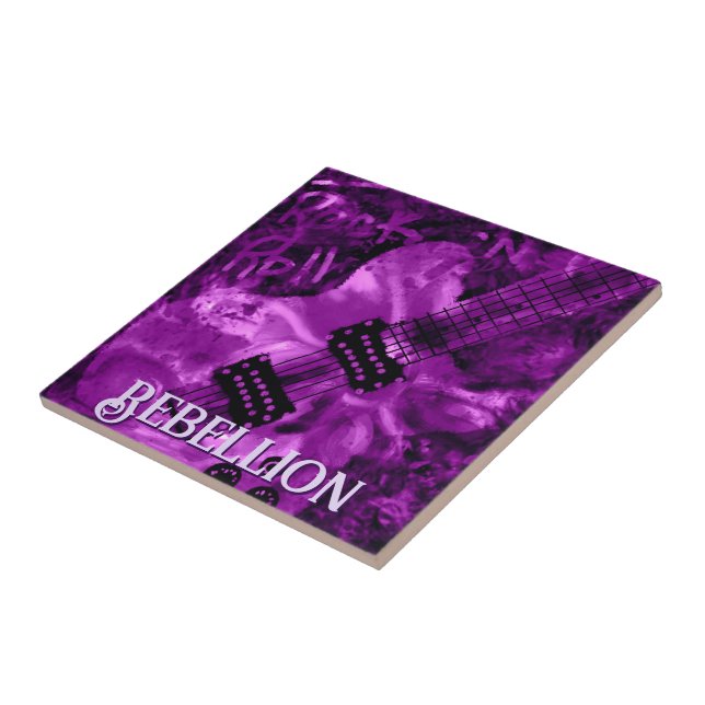 I Love Rock 'N Roll Electric Guitar Personalized (Lateral)